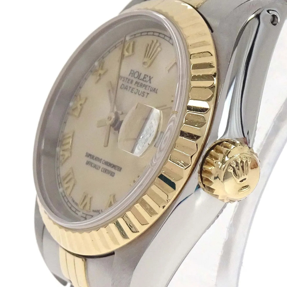 Rolex Oyster Perpetual Datejust Automatic Stainless Steel And Yellow Gold Watch (Pre-Owned)