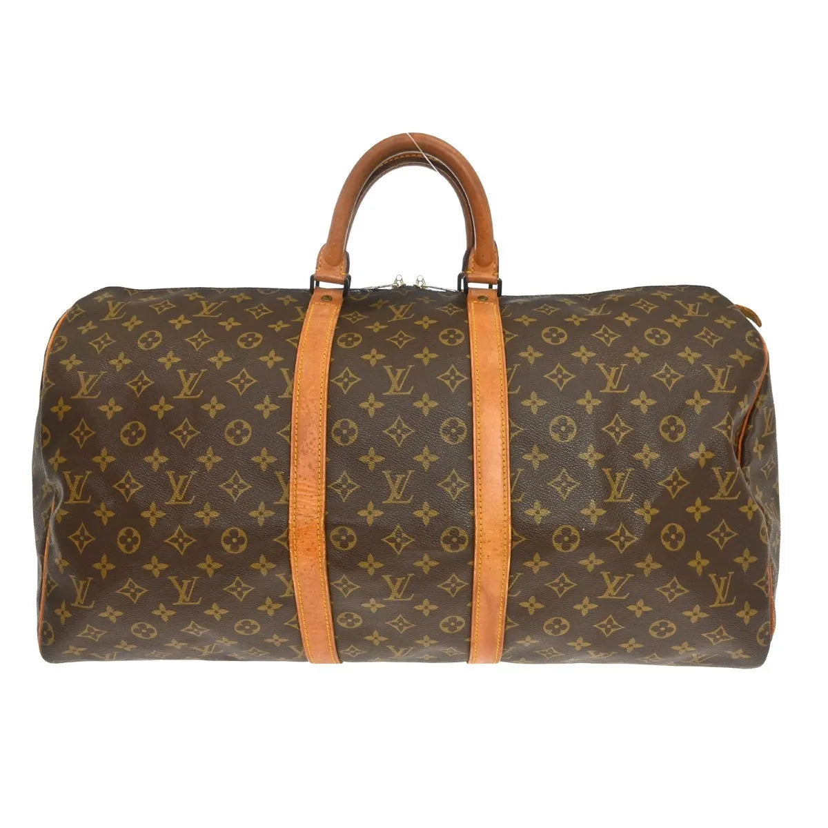 Louis Vuitton Keepall Monogram Canvas Brown Canvas Travel Bag Bag (Pre-Owned)