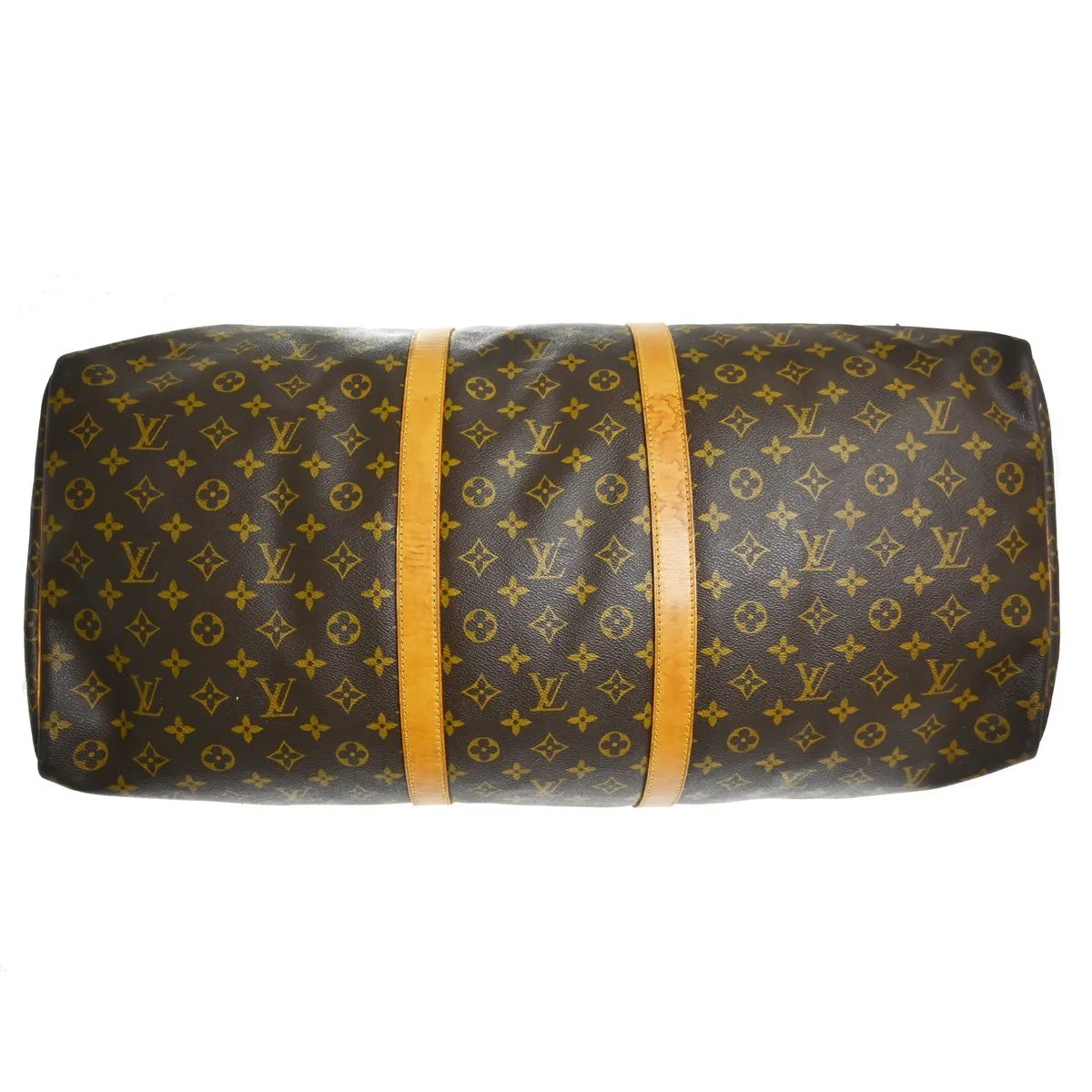 Louis Vuitton Keepall Monogram Canvas Brown Canvas Travel Bag Bag (Pre-Owned)