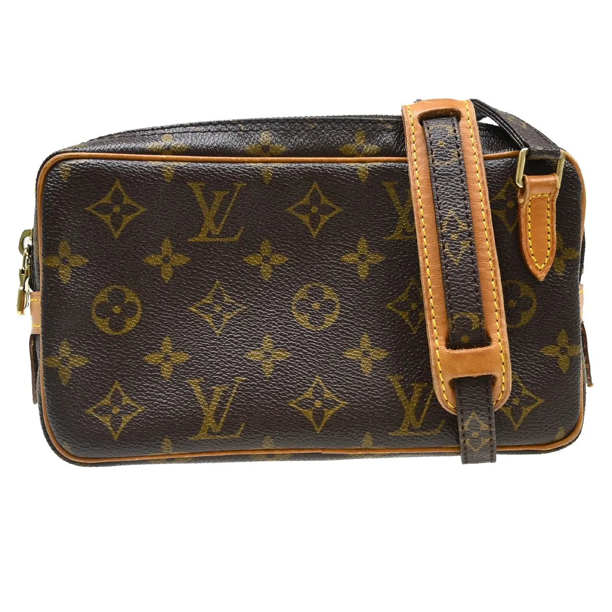 Louis Vuitton Pochette Marly Bandouliere Monogram Canvas Brown Canvas Shoulder Bag Bag (Pre-Owned)
