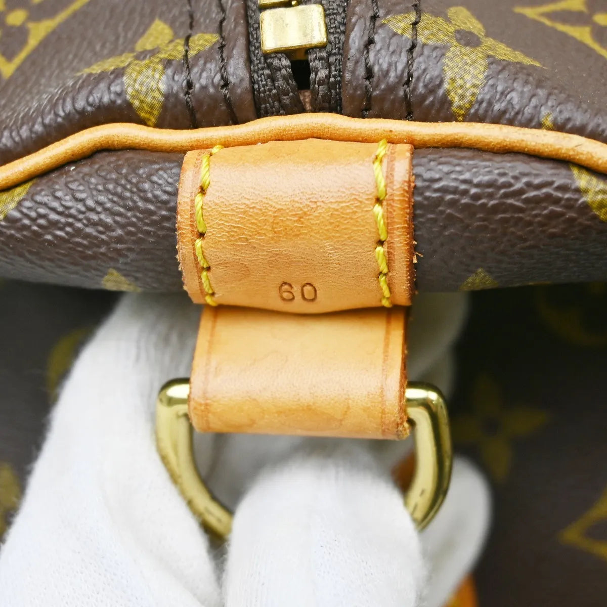 Louis Vuitton Keepall Bandouliere Monogram Canvas Brown Canvas Travel Bag Bag (Pre-Owned)