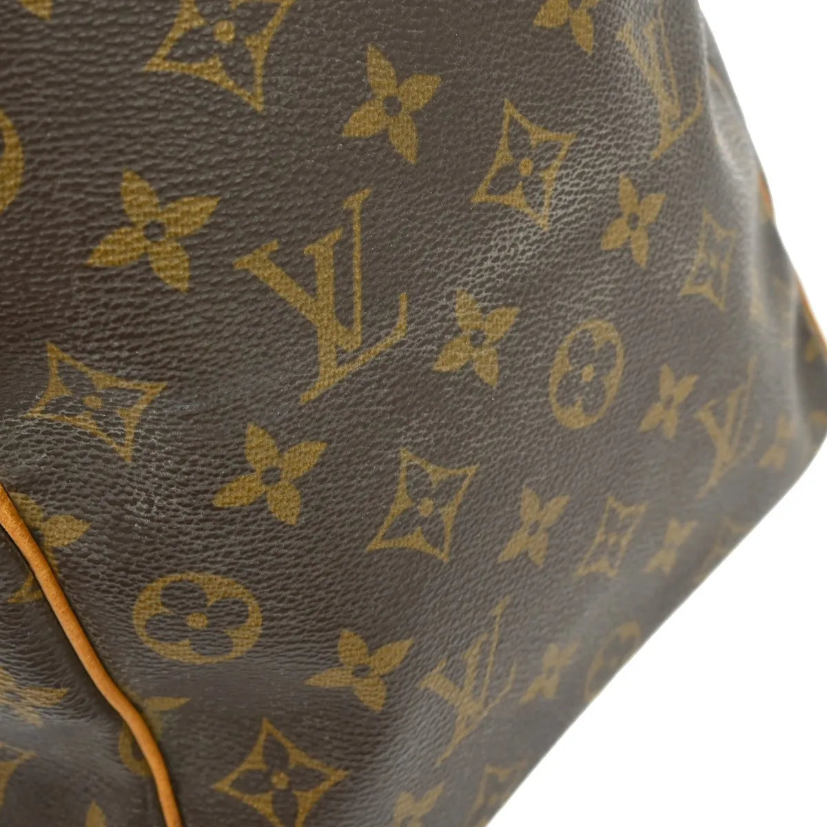 Louis Vuitton Keepall Bag Monogram Canvas Brown Canvas Travel Bag Bag (Pre-Owned)