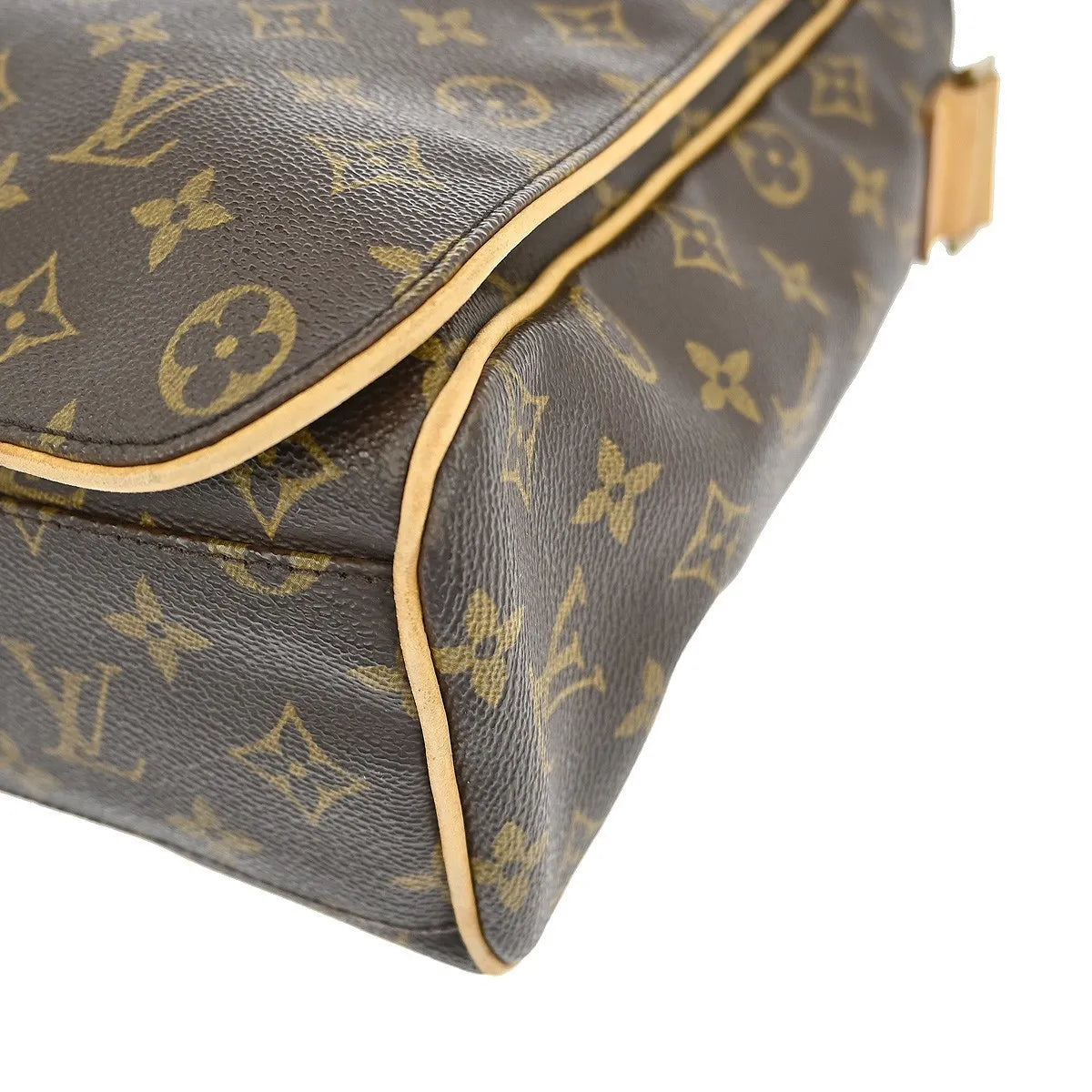 Louis Vuitton Abbesses Messenger Bag Monogram Canvas Brown Canvas Shoulder Bag Bag (Pre-Owned)