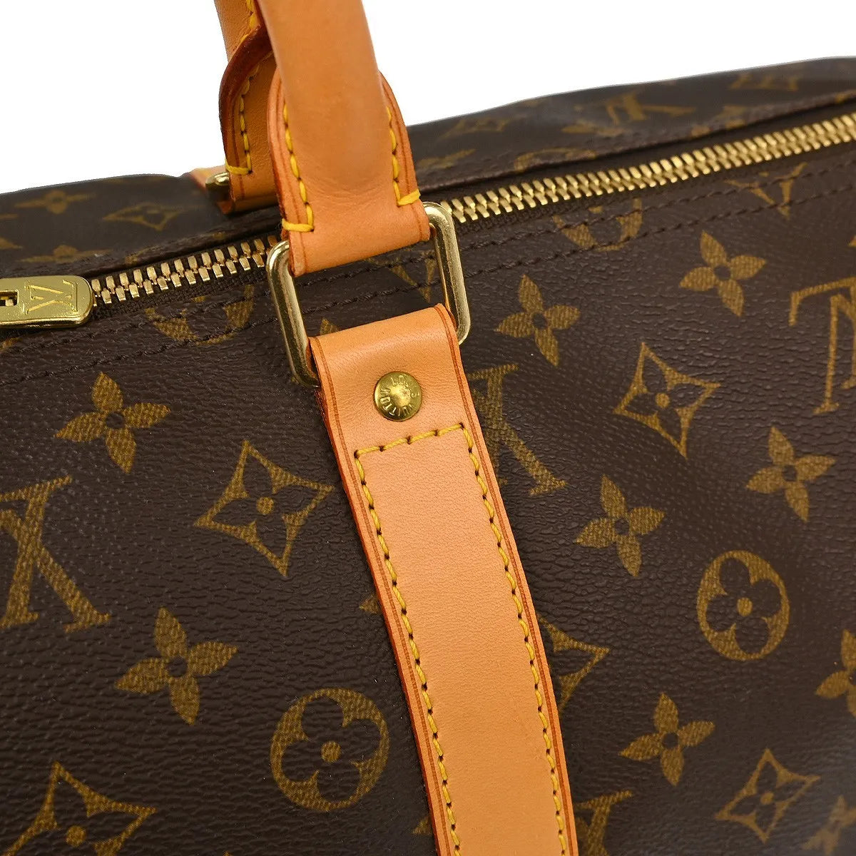 Louis Vuitton Keepall Monogram Canvas Brown Canvas Travel Bag Bag (Pre-Owned)