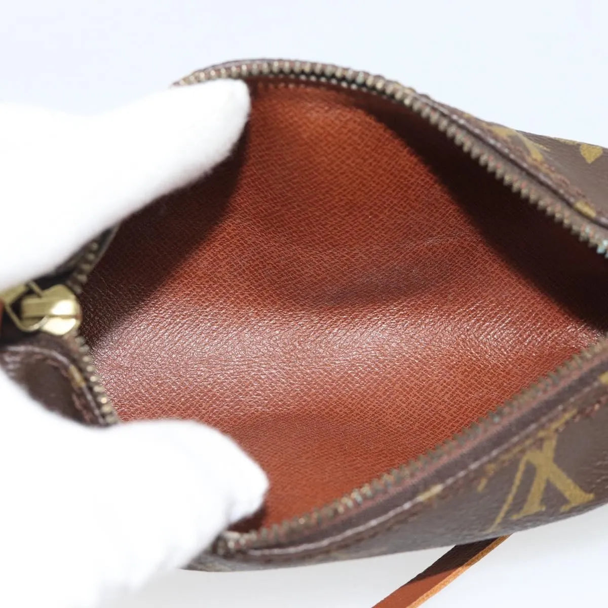 Louis Vuitton Papillon Pochette Monogram Canvas Brown Canvas Clutche & Pouche Bag (Pre-Owned)