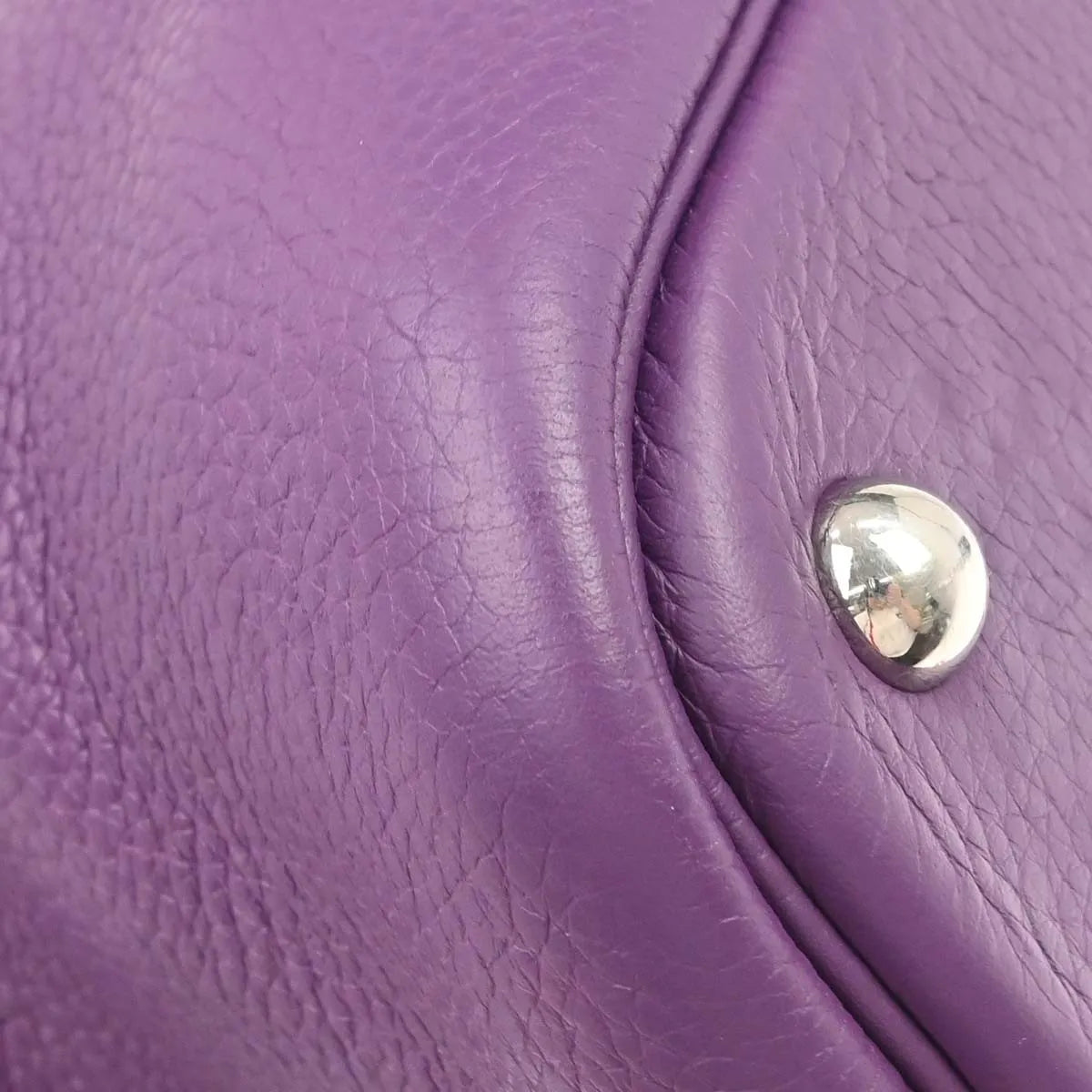Hermes Bolide Taurillon Purple Leather Handbag (Pre-Owned)