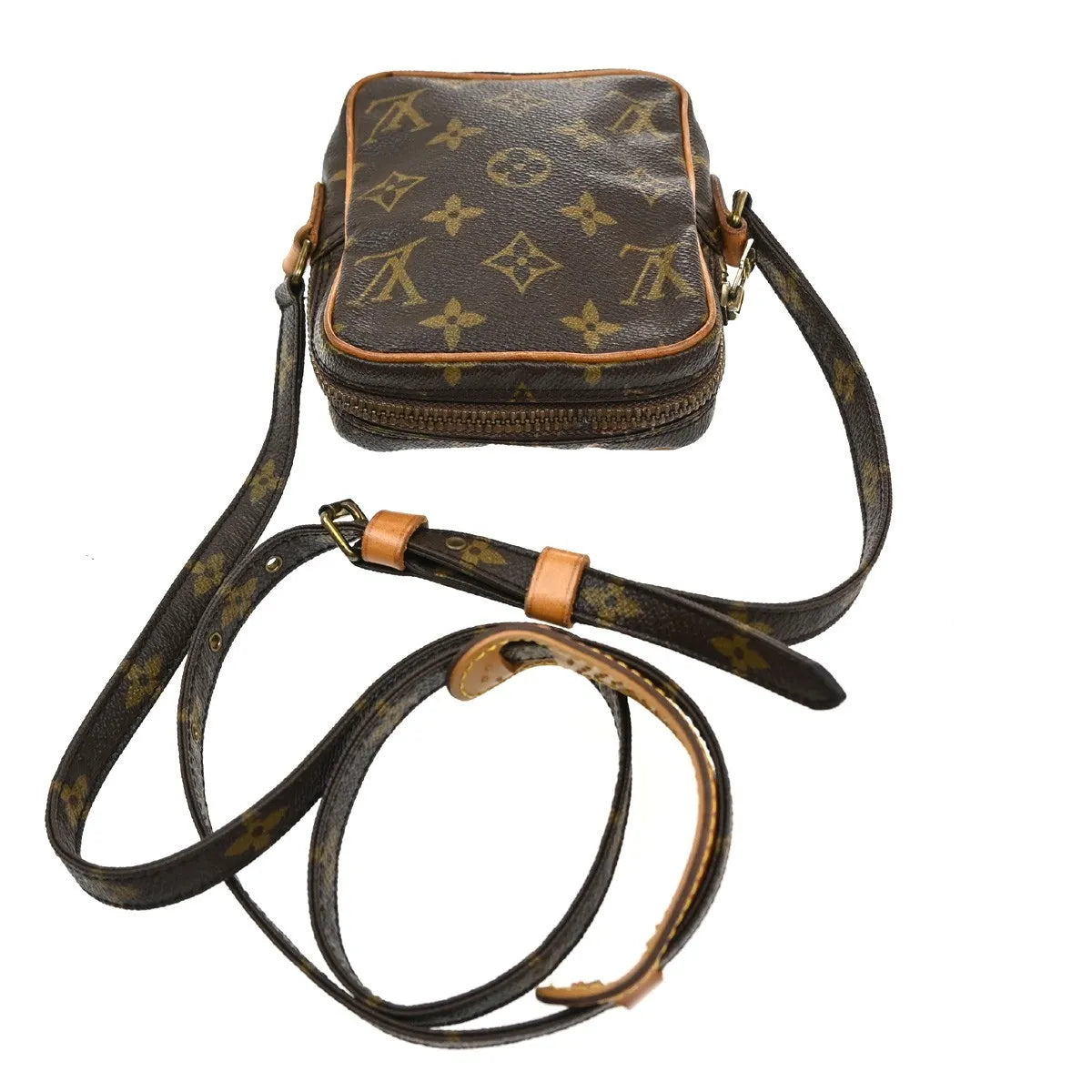 Louis Vuitton Danube Monogram Canvas Brown Canvas Clutche & Pouche Bag (Pre-Owned)
