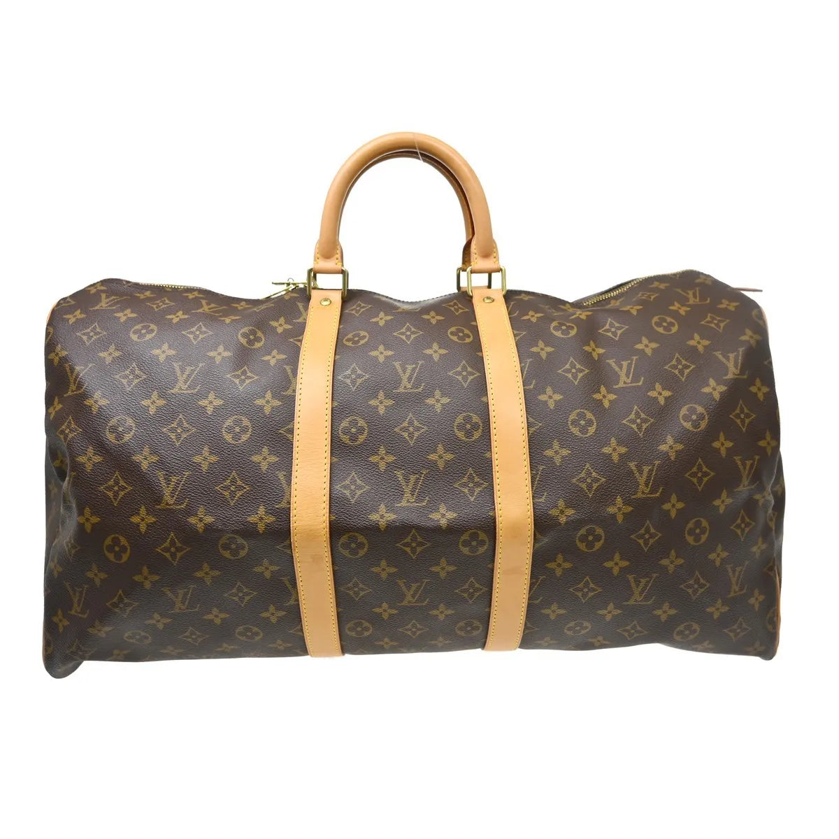 Louis Vuitton Keepall Monogram Canvas Brown Canvas Travel Bag Bag (Pre-Owned)