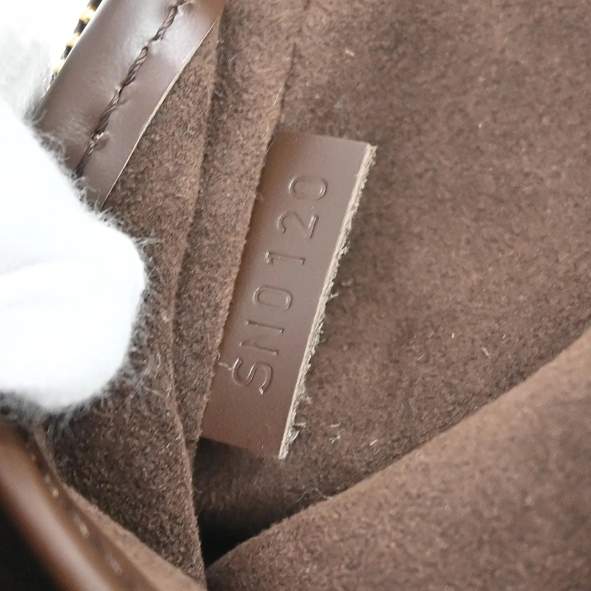 Louis Vuitton Pochette Saint Louis Damier Ebene Brown Canvas Clutche & Pouche Bag (Pre-Owned)
