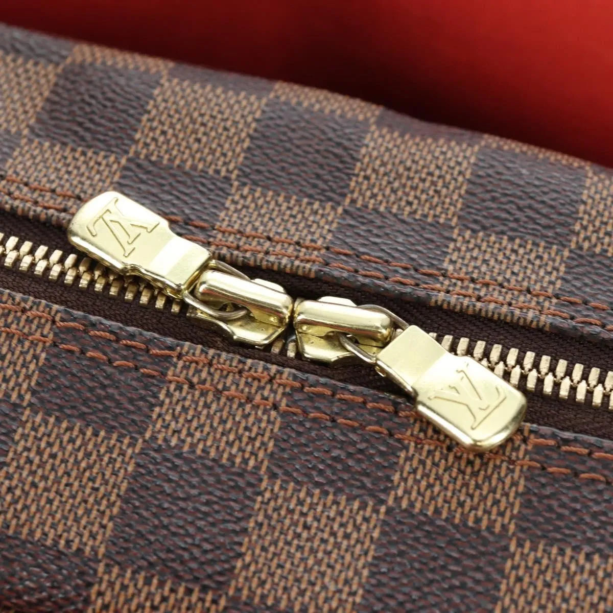 Louis Vuitton Naviglio Damier Brown Canvas Shoulder Bag Bag (Pre-Owned)