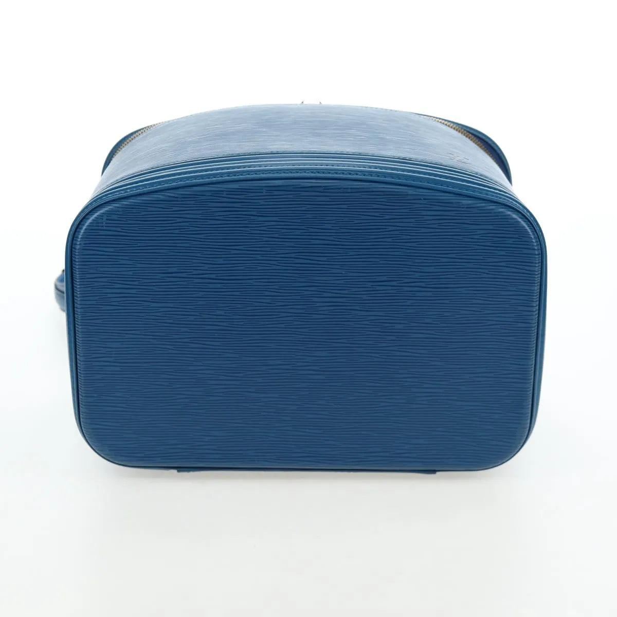Louis Vuitton Nice Train Case Epi Leather Blue Leather Handbag (Pre-Owned)