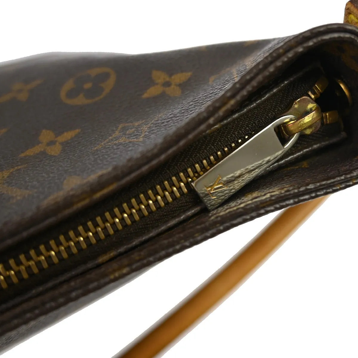 Louis Vuitton Monogram Looping Handbag Monogram Canvas Brown Canvas Shoulder Bag Bag (Pre-Owned)