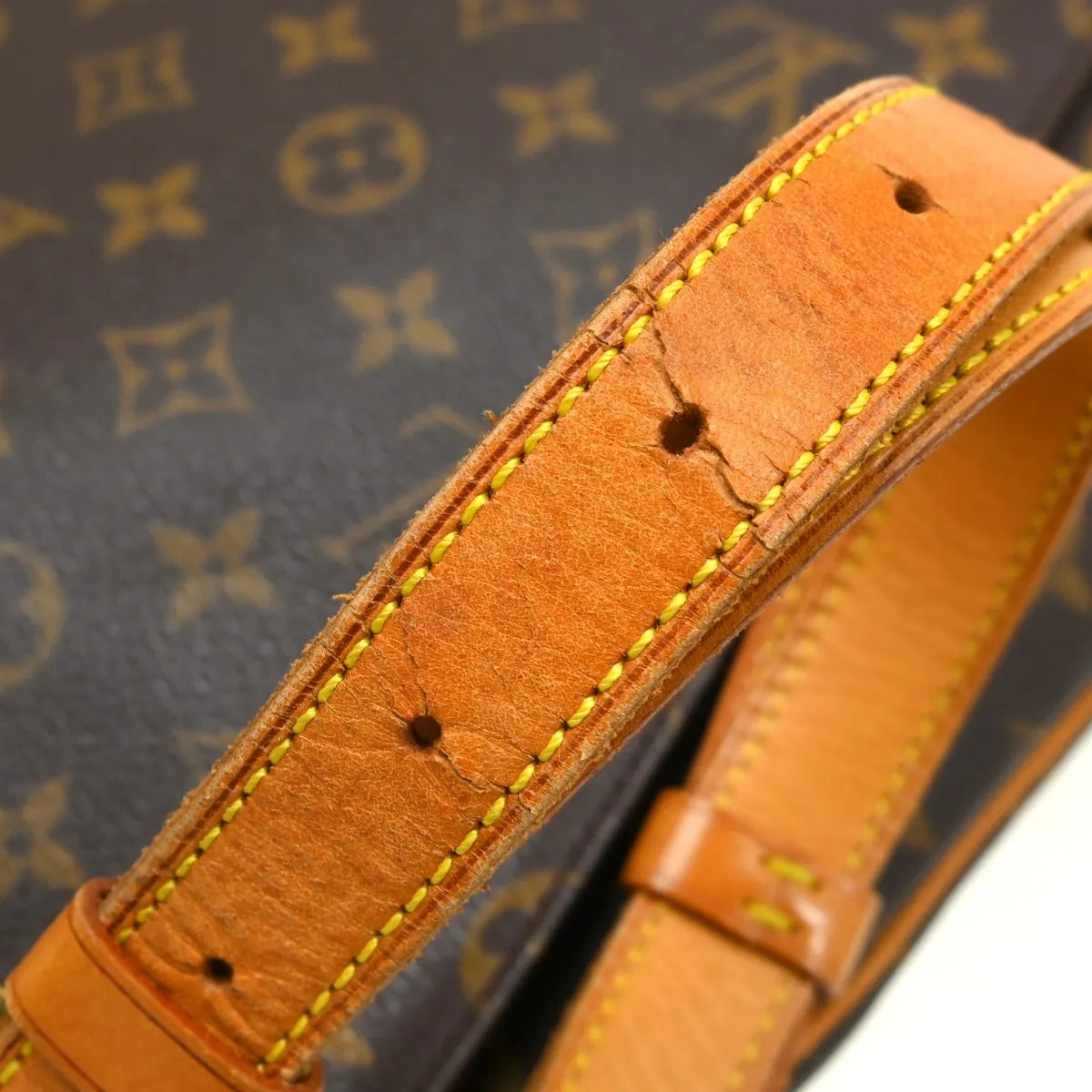 Louis Vuitton Musette Salsa Handbag Monogram Canvas Brown Canvas Shoulder Bag Bag (Pre-Owned)