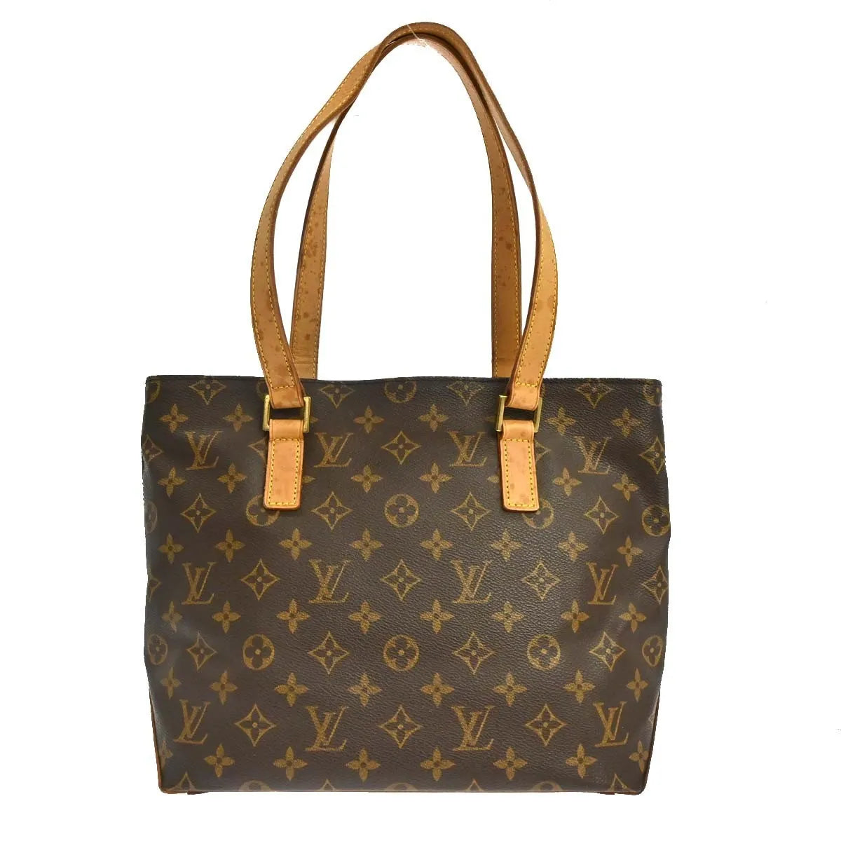 Louis Vuitton Cabas Mezzo Monogram Canvas Brown Canvas Tote Bag Bag (Pre-Owned)