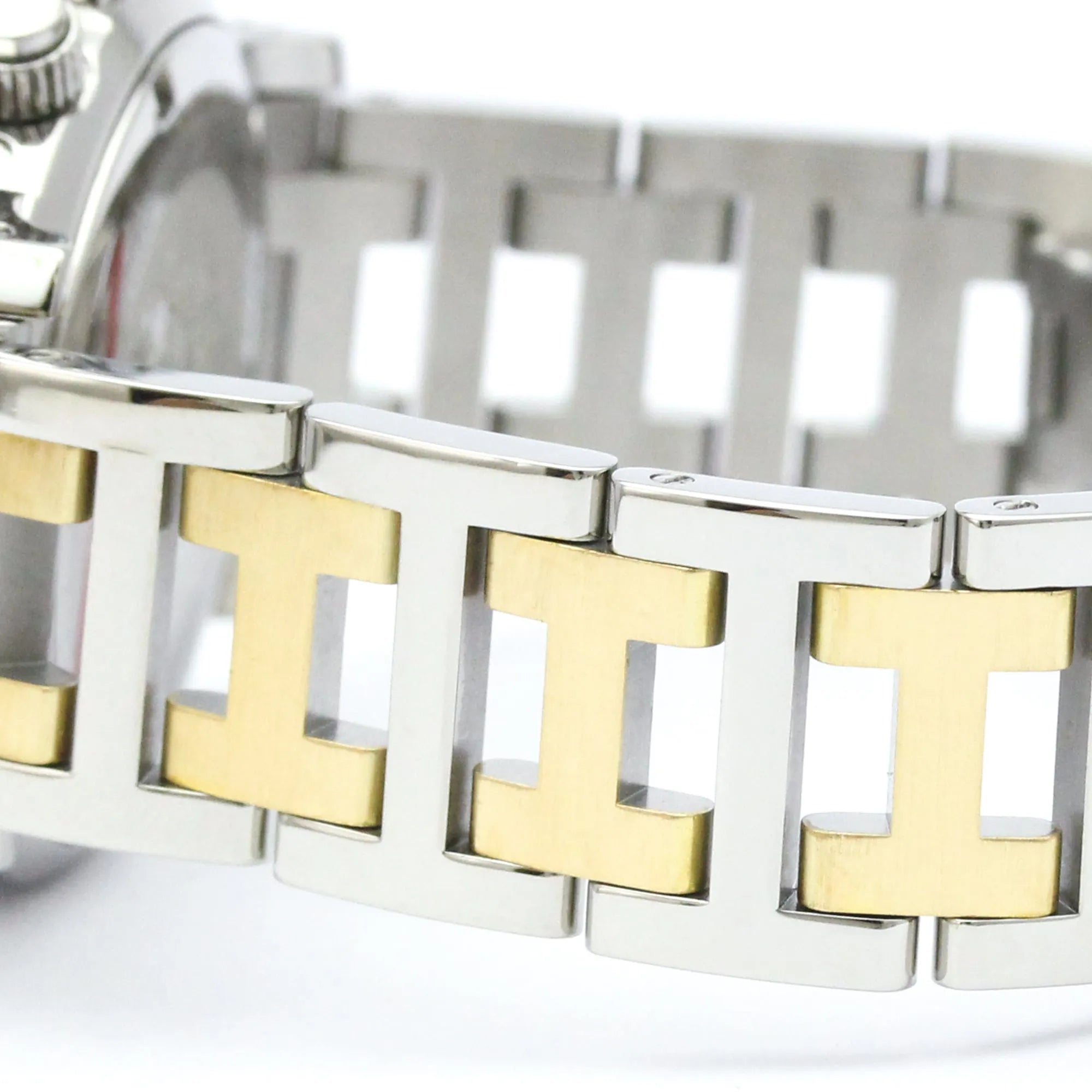 Hermes Clipper Quartz Stainless Steel With Plated Metal Watch (Pre-Owned)