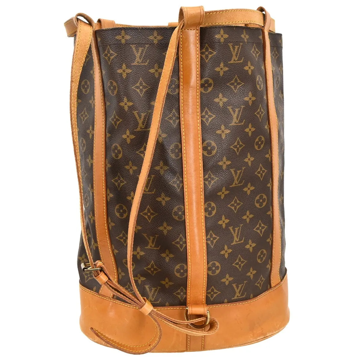 Louis Vuitton Randonnee Monogram Canvas Brown Canvas Shoulder Bag Bag (Pre-Owned)