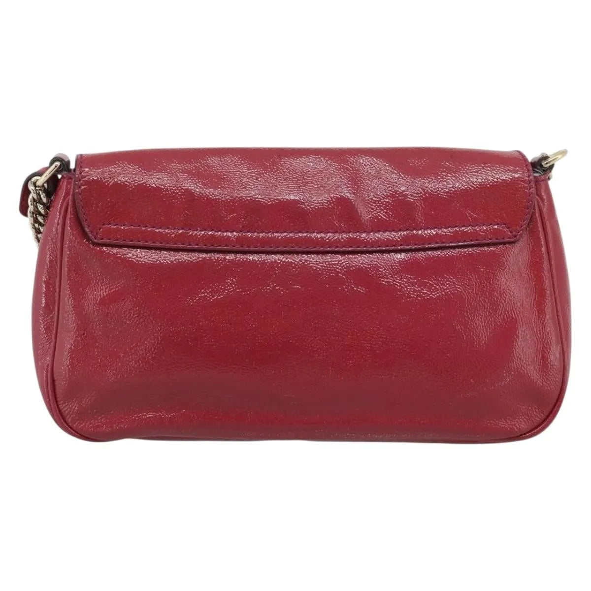 Gucci Soho Chain Patent Pink Patent_Leather Shoulder Bag Bag (Pre-Owned)