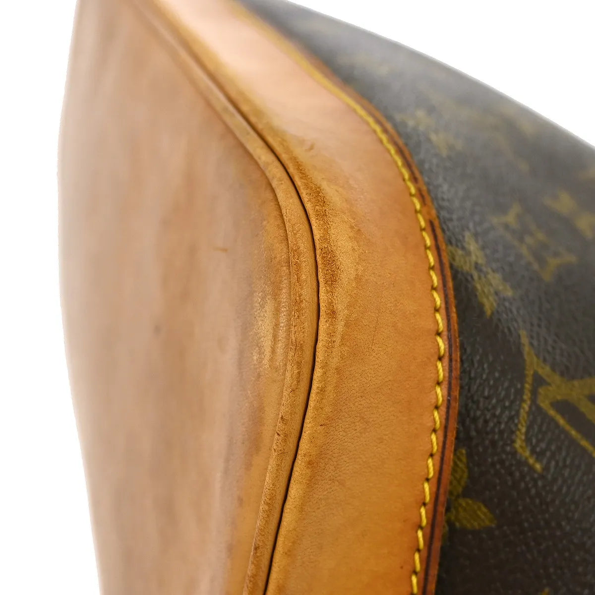 Louis Vuitton Alma Monogram Brown Canvas Handbag (Pre-Owned)