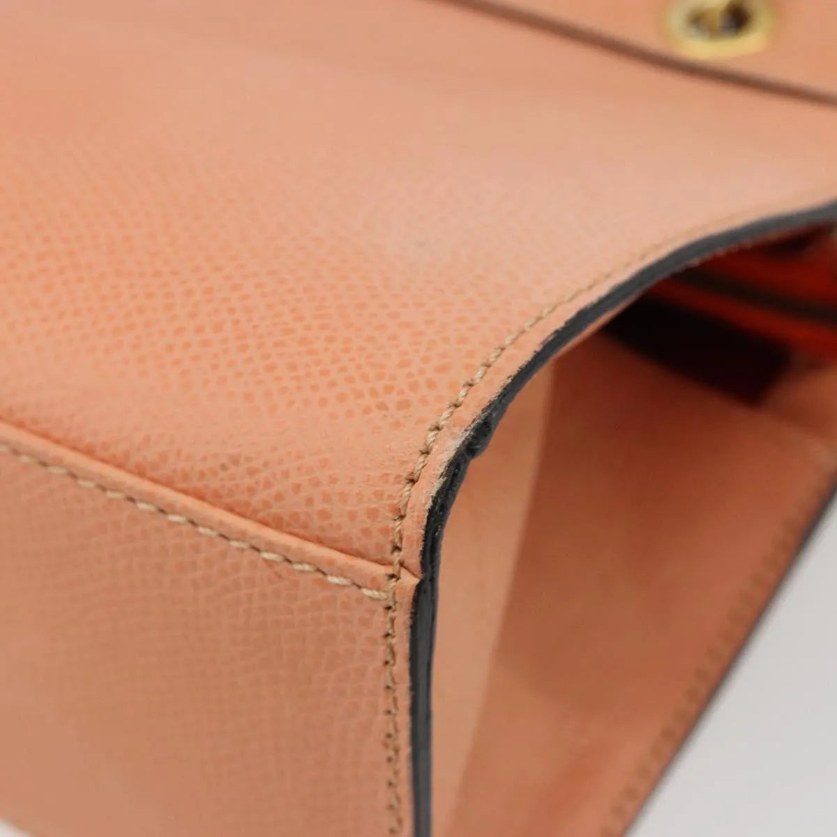 Celine Handbag Leather Orange Leather Handbag (Pre-Owned)