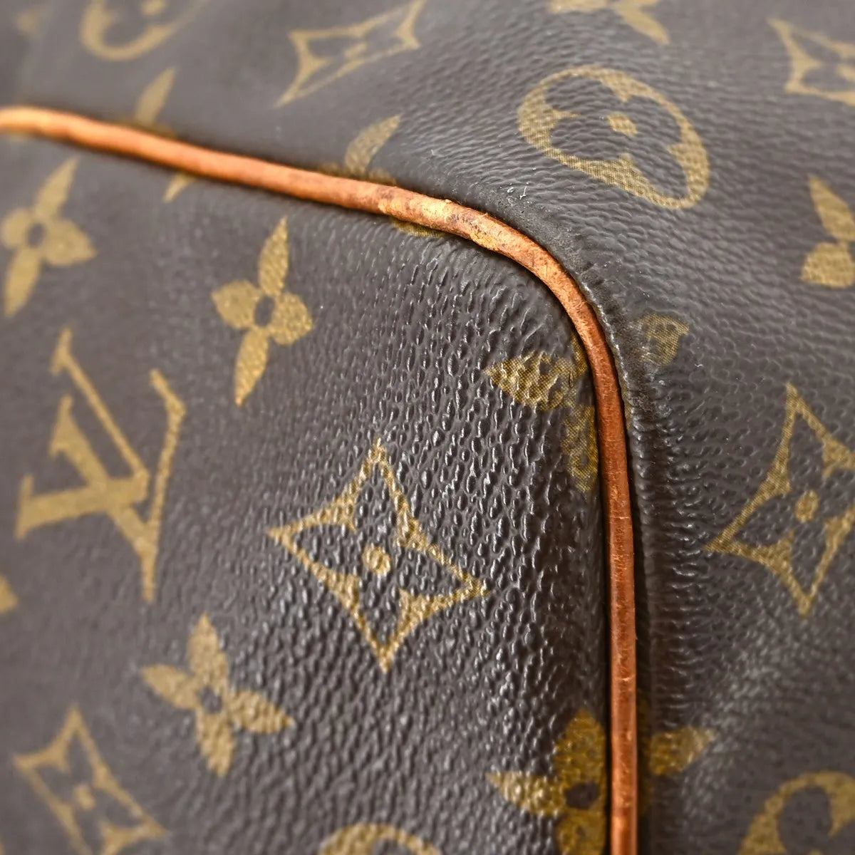 Louis Vuitton Keepall Monogram Canvas Brown Canvas Travel Bag Bag (Pre-Owned)