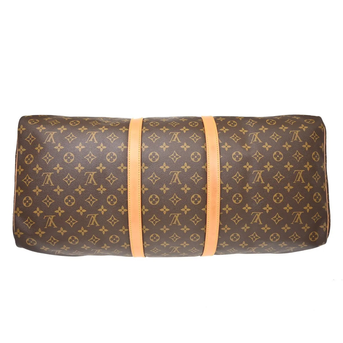 Louis Vuitton Keepall Bag Monogram Canvas Brown Canvas Travel Bag Bag (Pre-Owned)