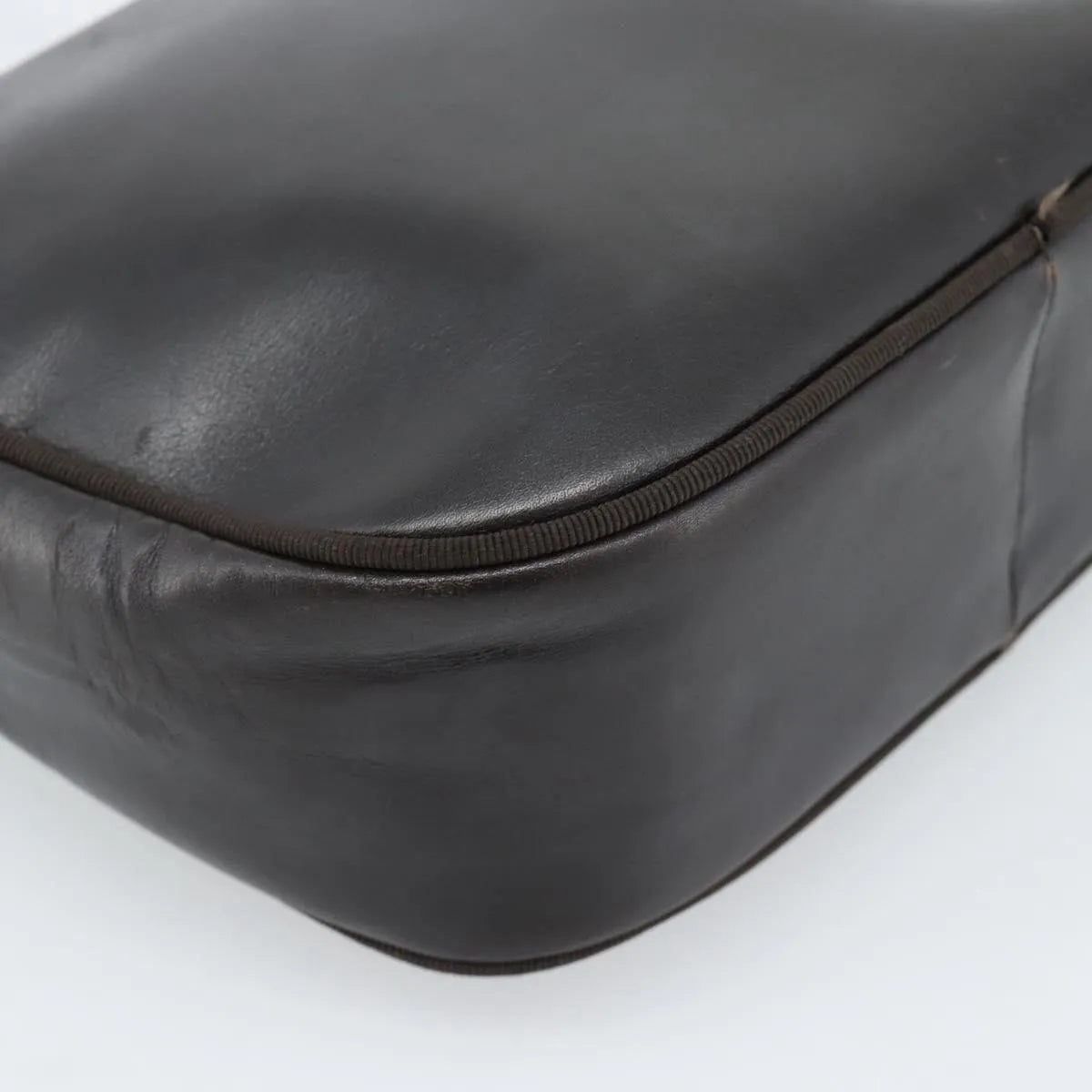 Salvatore Ferragamo Vala Leather Brown Leather Shoulder Bag Bag (Pre-Owned)