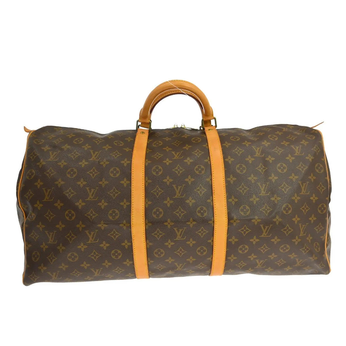 Louis Vuitton Keepall Monogram Canvas Brown Canvas Travel Bag Bag (Pre-Owned)