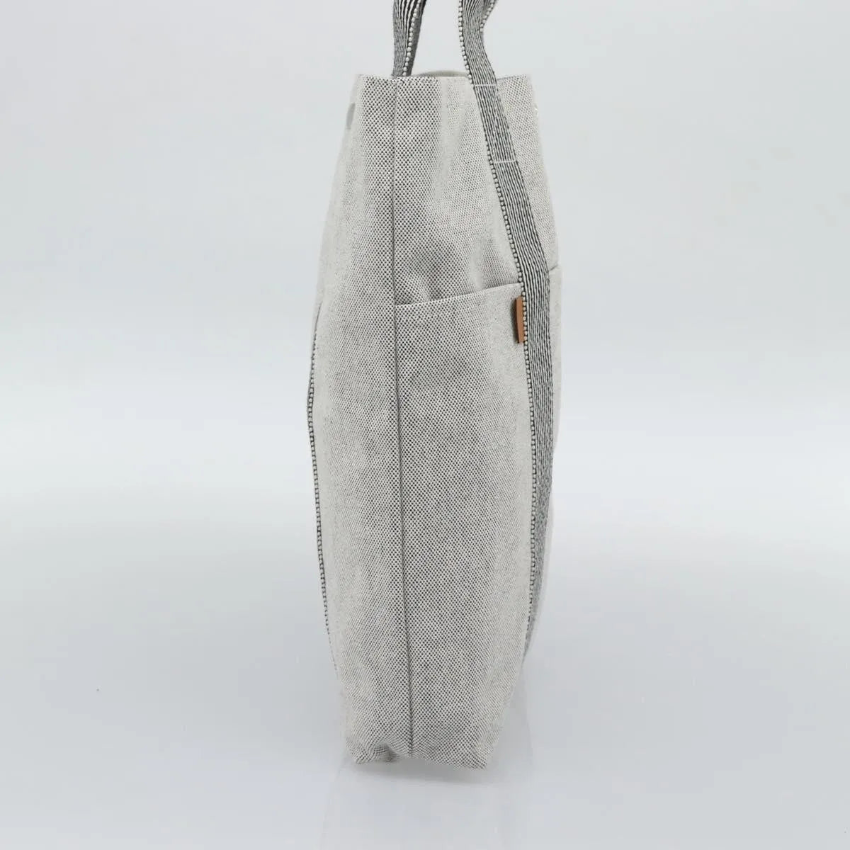 Hermes Fourre-Tout Herline Fourre-Tout Herline Gray Canvas Tote Bag Bag (Pre-Owned)