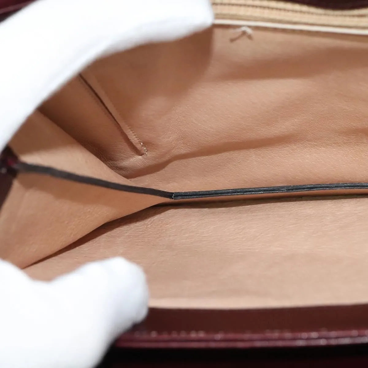 Bally Vintage Leather Burgundy Leather Shoulder Bag Bag (Pre-Owned)
