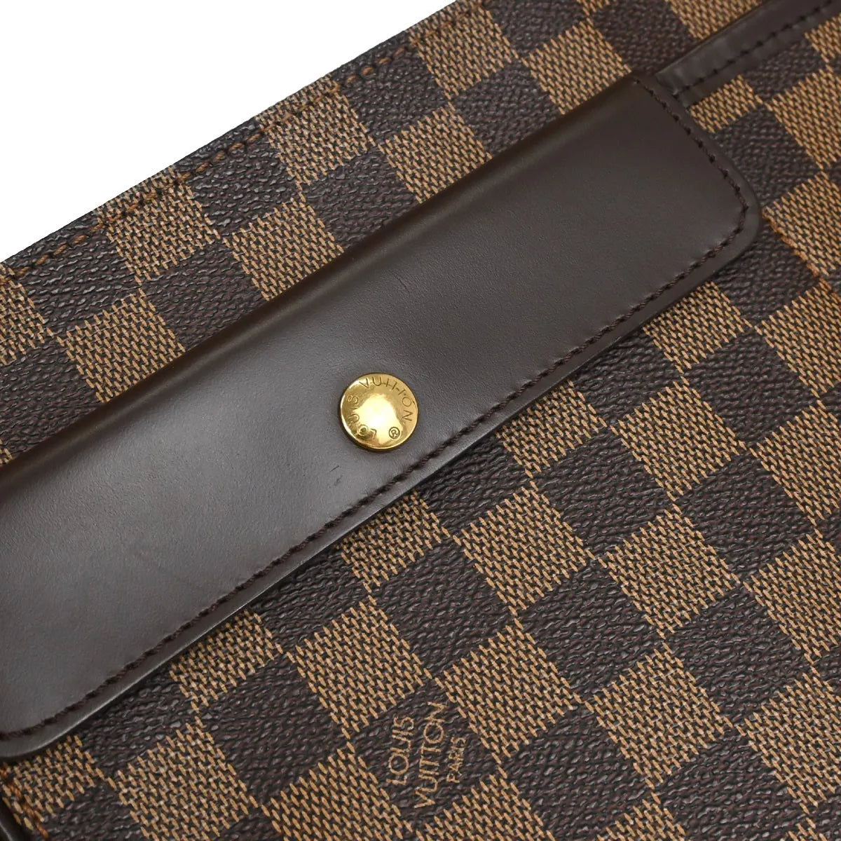 Louis Vuitton Aubagne Damier Ebene Brown Canvas Shoulder Bag Bag (Pre-Owned)