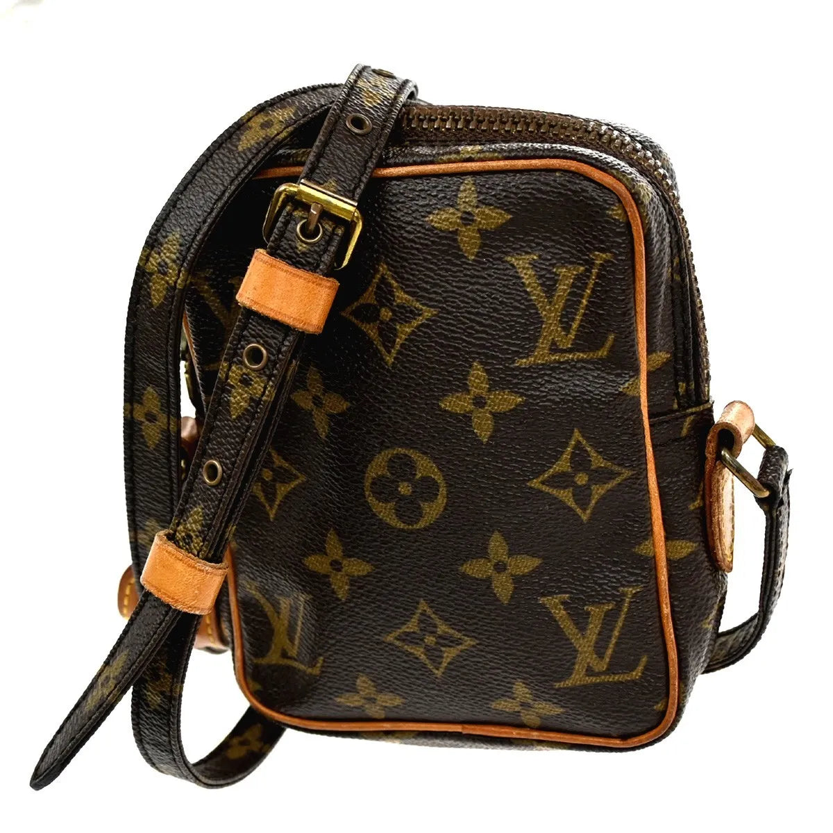 Louis Vuitton Danube Monogram Canvas Brown Canvas Clutche & Pouche Bag (Pre-Owned)