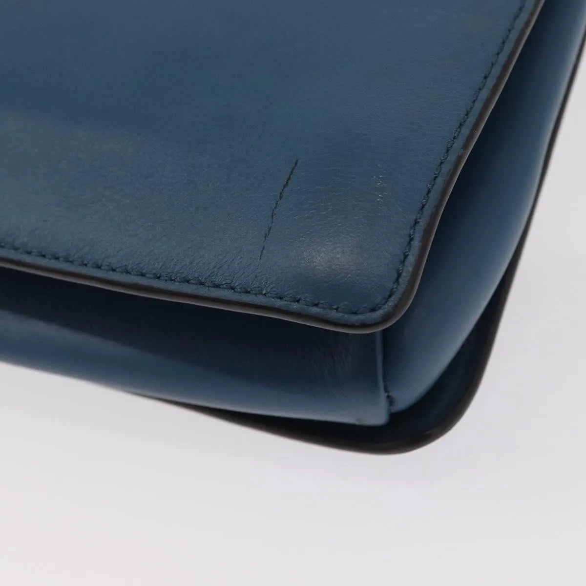 Chloe Faye Leather And Suede Blue Suede Shoulder Bag Bag (Pre-Owned)