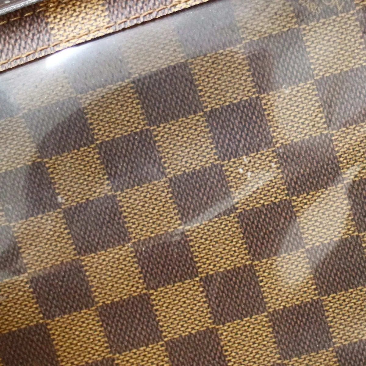 Louis Vuitton Portobello Messenger Damier Brown Canvas Clutche & Pouche Bag (Pre-Owned)