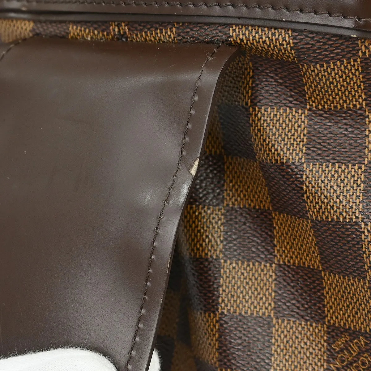 Louis Vuitton Sistina Damier Brown Canvas Handbag (Pre-Owned)