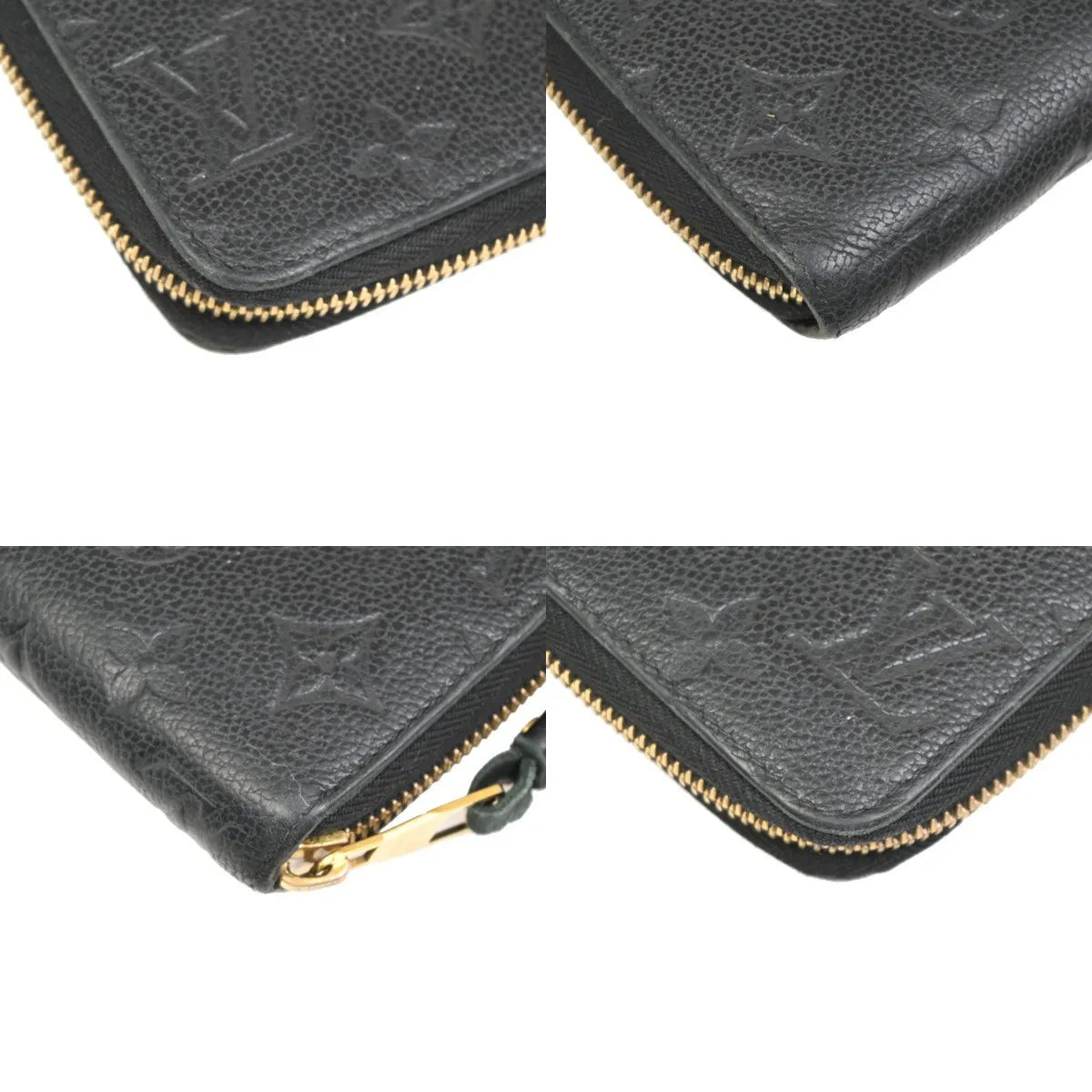 Louis Vuitton Portefeuille Zippy Monogramme Empreinte Monogramme Empreinte Black Leather Wallets Accessory (Pre-Owned)
