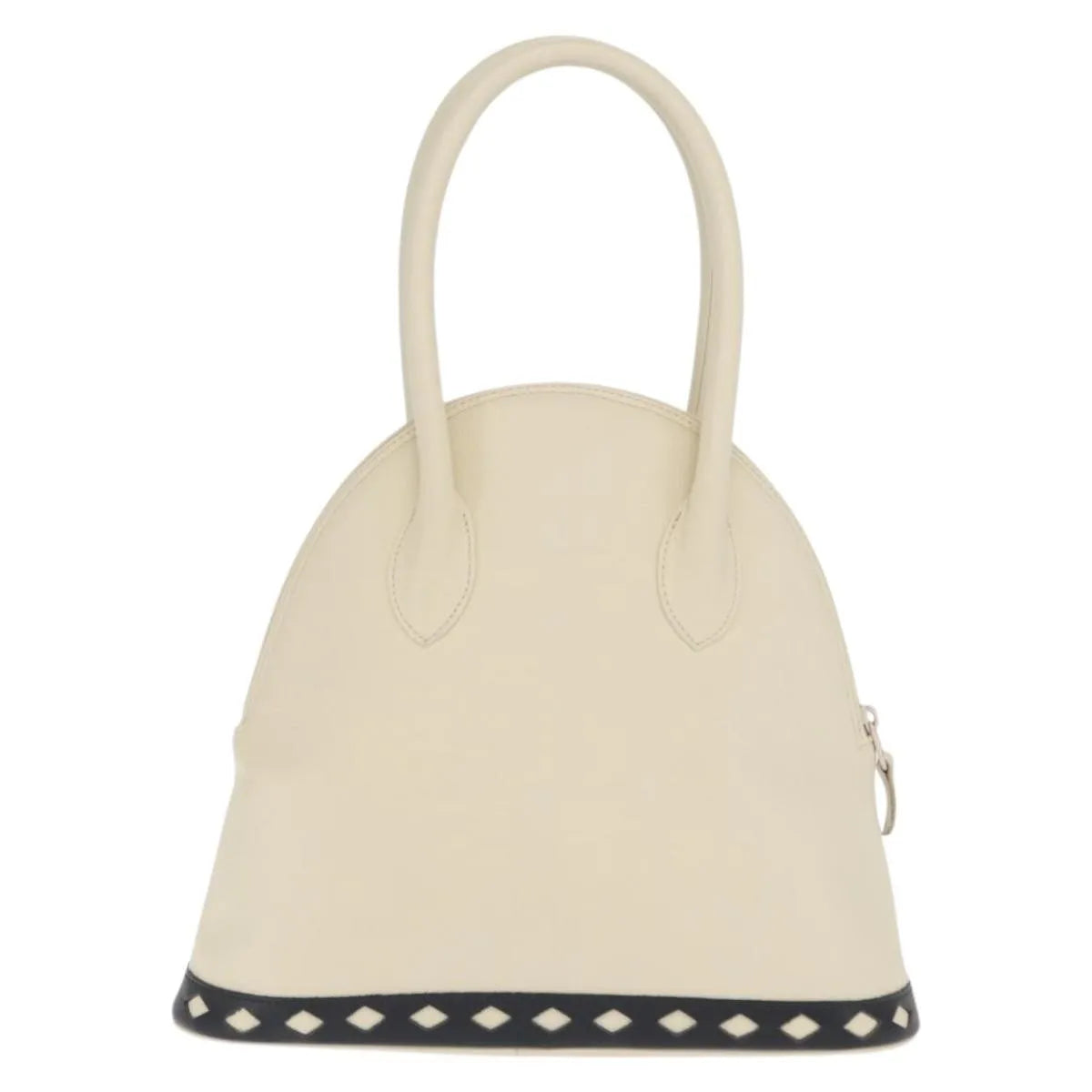 Saint Laurent Vintage Handbag Leather White Leather Handbag (Pre-Owned)