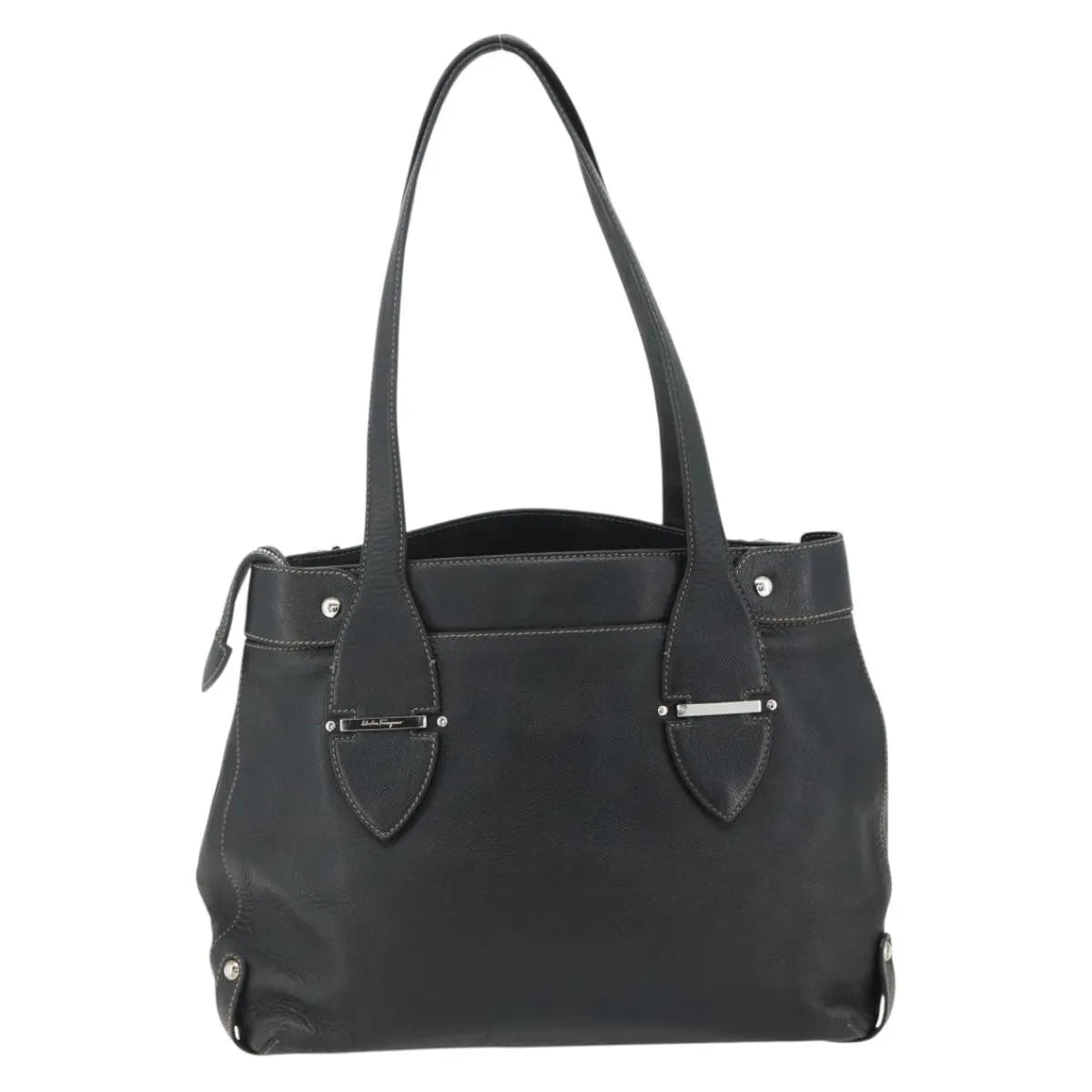 Salvatore Ferragamo Gancini Tote Leather Multicolour Leather Tote Bag Bag (Pre-Owned)