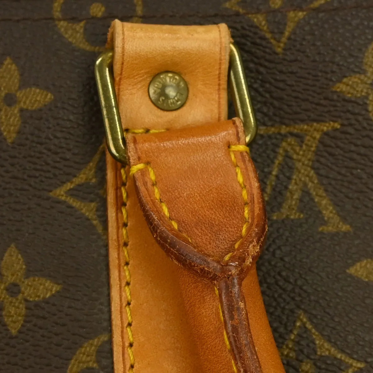 Louis Vuitton Keepall Monogram Brown Canvas Travel Bag Bag (Pre-Owned)