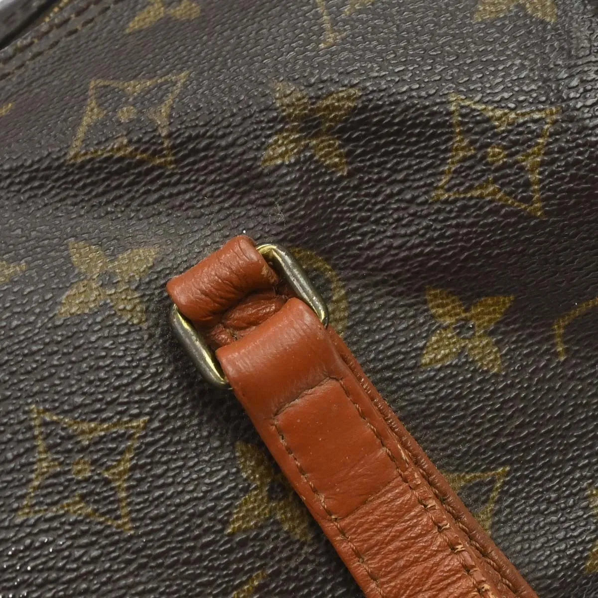 Louis Vuitton Papillon Monogram Canvas Brown Canvas Handbag (Pre-Owned)