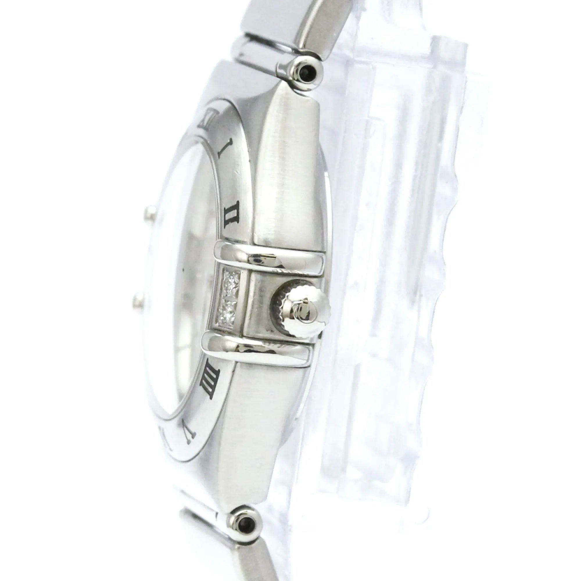 Omega Constellation Quartz Stainless Steel With Diamond Markers And Mother Of Pearl Watch (Pre-Owned)