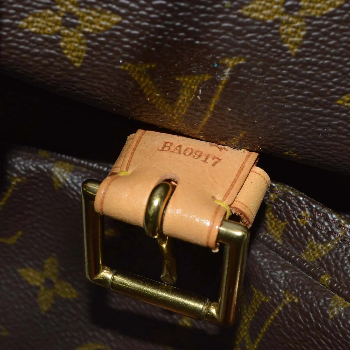 Louis Vuitton Vintage Montsouris Monogram Canvas Brown Canvas Backpack Bag (Pre-Owned)