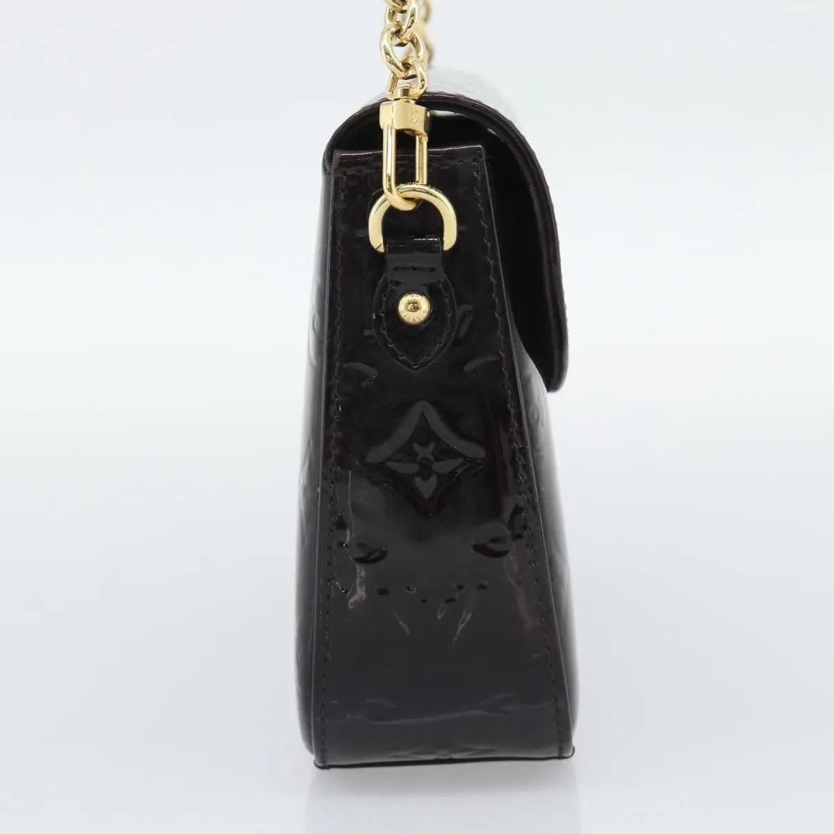 Louis Vuitton Rodeo Drive Monogram Vernis Black Patent_Leather Handbag (Pre-Owned)