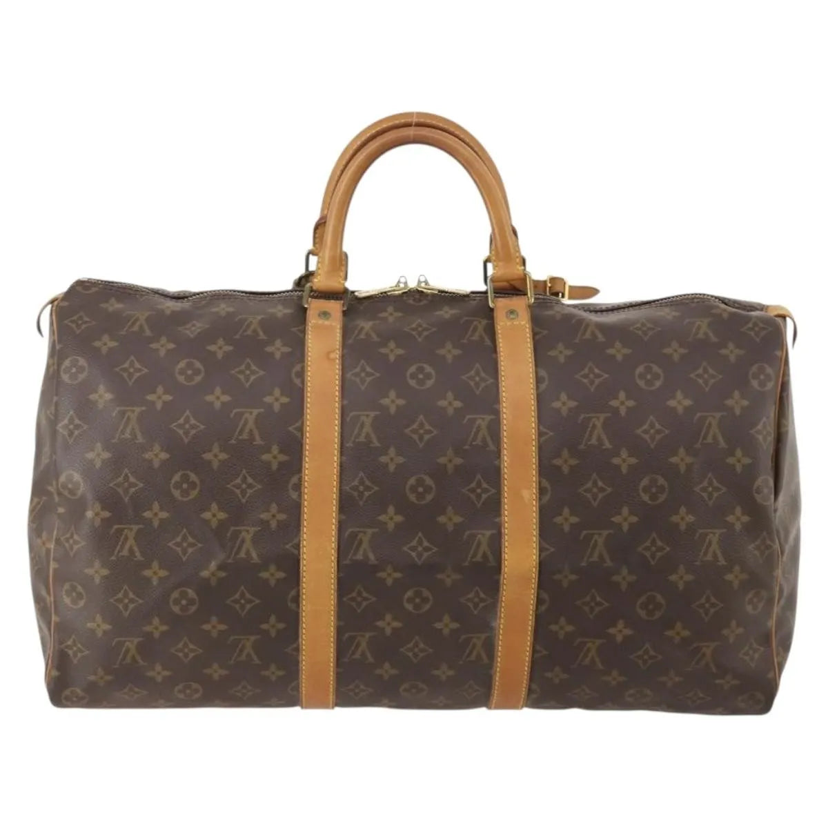 Louis Vuitton Keepall Monogram Canvas Brown Canvas Travel Bag Bag (Pre-Owned)