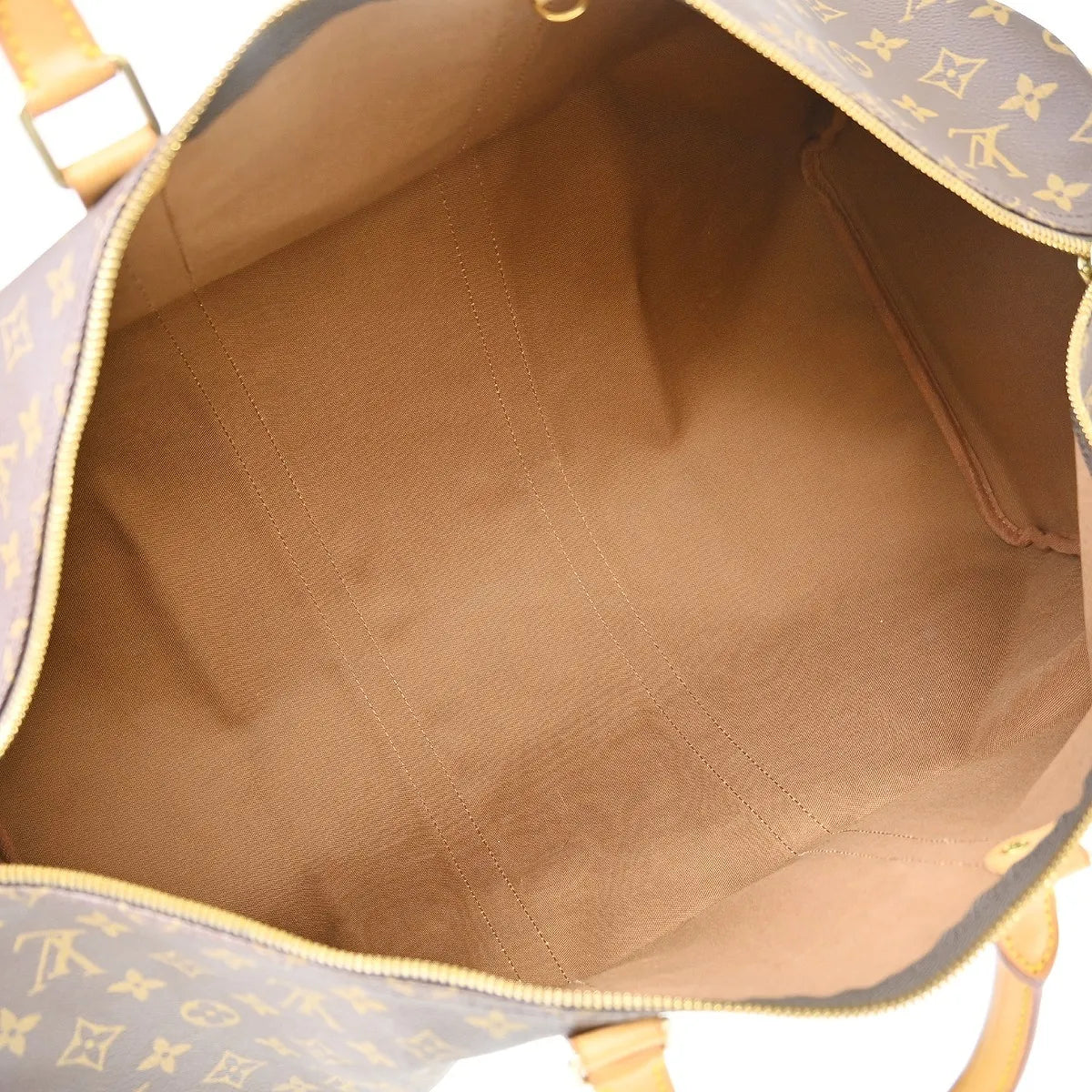 Louis Vuitton Keepall Monogram Canvas Brown Canvas Travel Bag Bag (Pre-Owned)