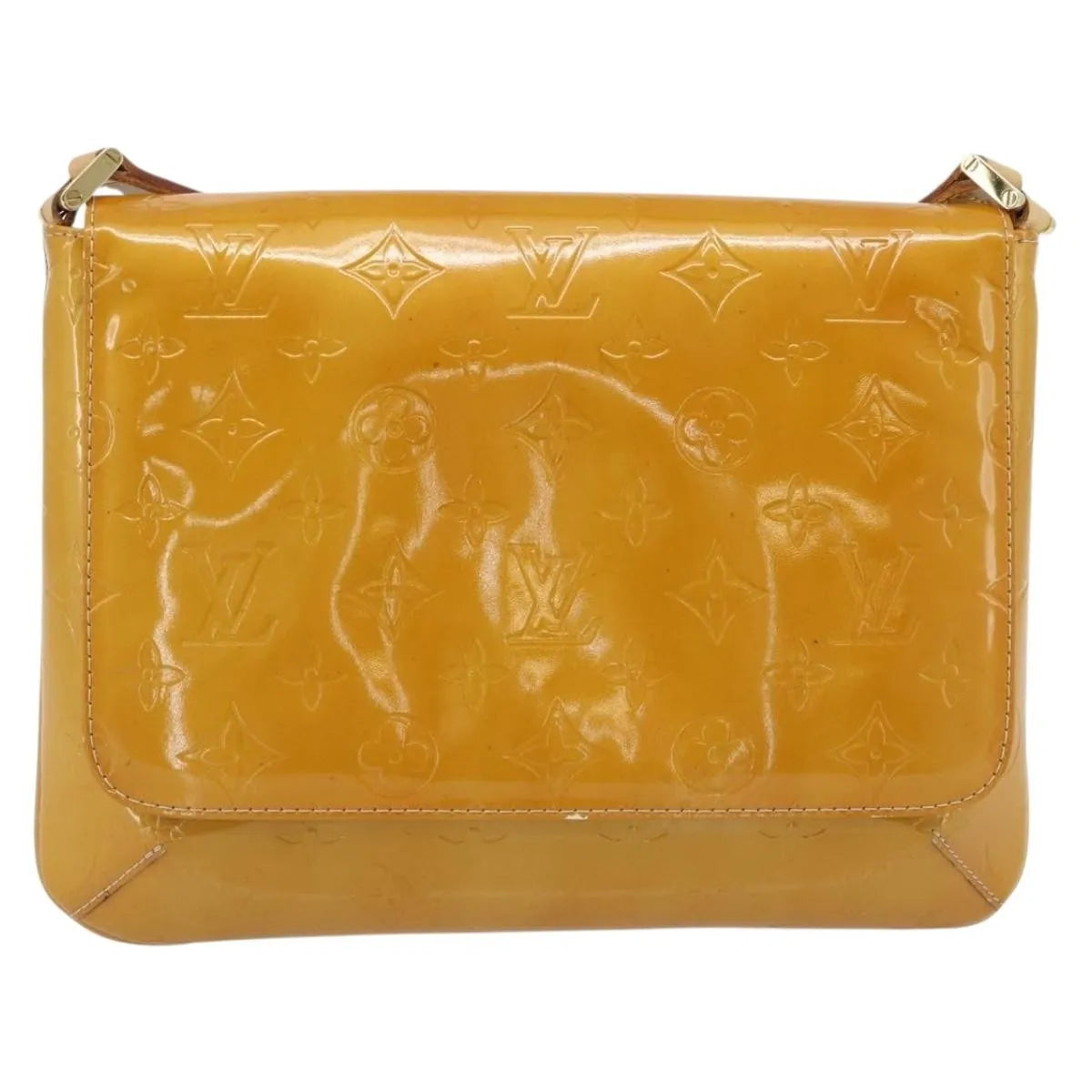Louis Vuitton Thompson Street Monogram Vernis Yellow Patent_Leather Shoulder Bag Bag (Pre-Owned)