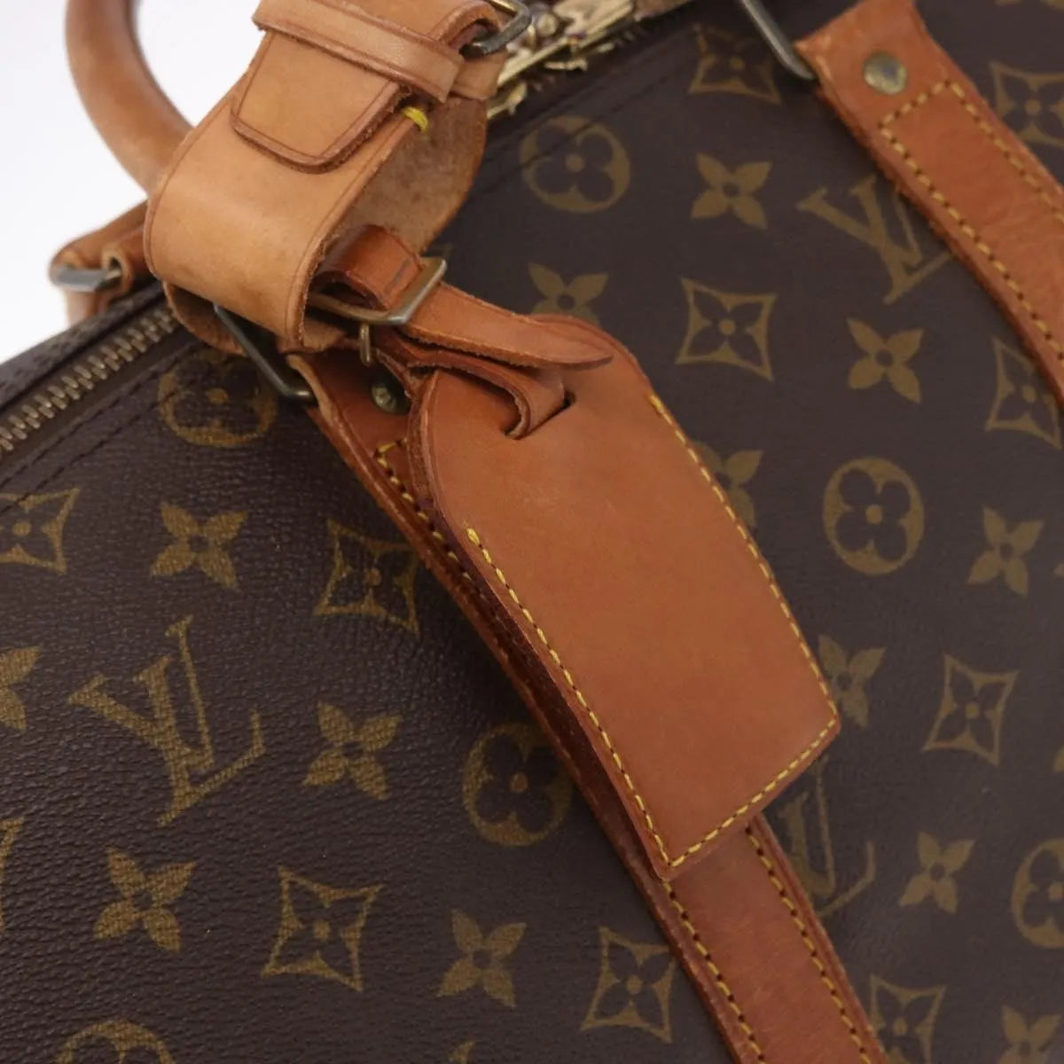 Louis Vuitton Keepall Monogram Canvas Brown Canvas Travel Bag Bag (Pre-Owned)