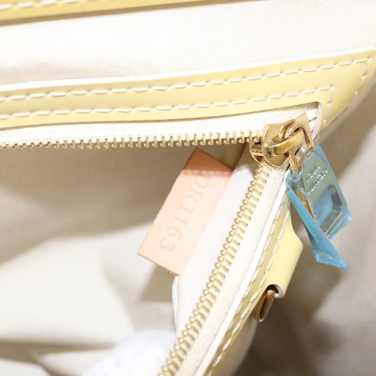 Louis Vuitton Catalina Monogram Vernis Yellow Patent_Leather Tote Bag Bag (Pre-Owned)