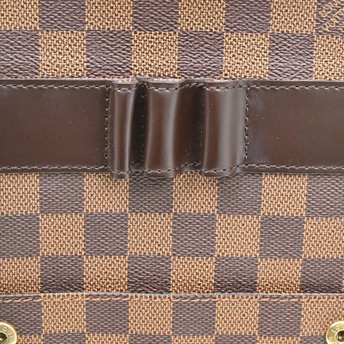Louis Vuitton Portobello Messenger Damier Brown Canvas Clutche & Pouche Bag (Pre-Owned)