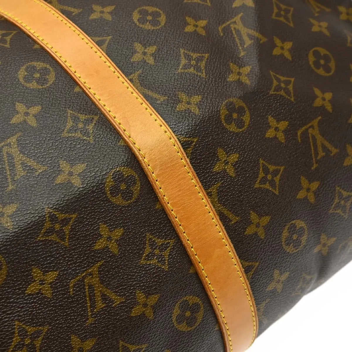 Louis Vuitton Keepall Monogram Canvas Brown Canvas Travel Bag Bag (Pre-Owned)