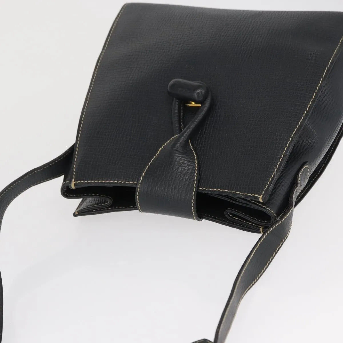 Loewe Vintage Leather Navy Leather Shoulder Bag Bag (Pre-Owned)